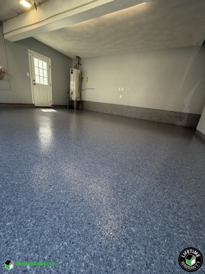 Residential Garage Epoxy Flooring in Yorktown, Virginia