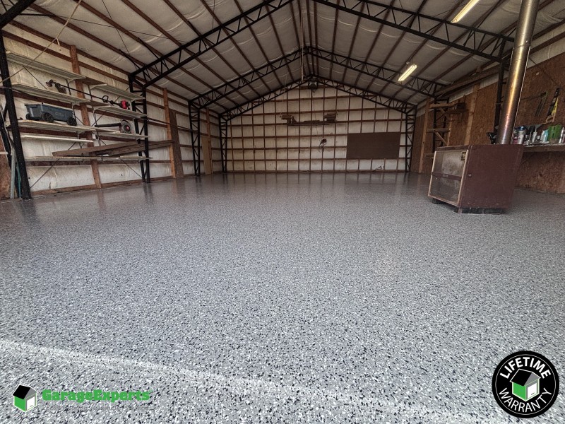 Residential Shop Epoxy Flooring in Fayetteville, Ar