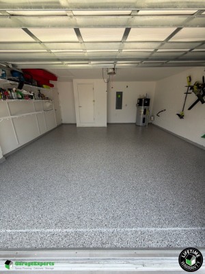 Residential Garage Epoxy Flooring in Palm Bay, Fl