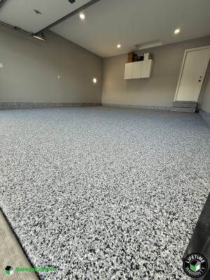 Residential Garage Epoxy Flooring in Plainfield, Illinois
