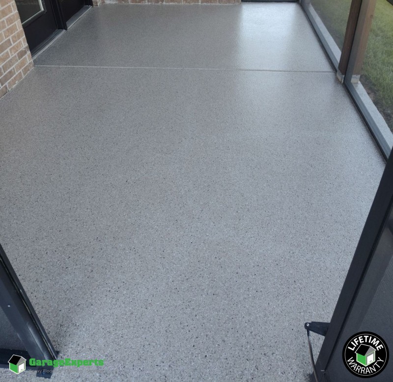 Residential Sunroom Epoxy Flooring in Springfield, Mo