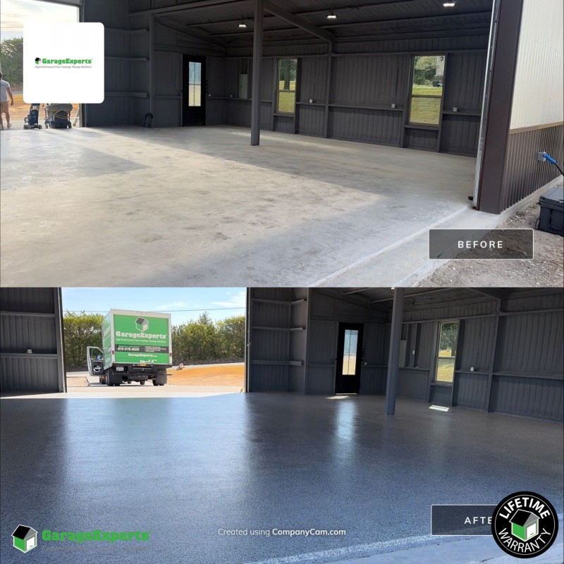 Residential Garage Epoxy Flooring in Anna, Tx