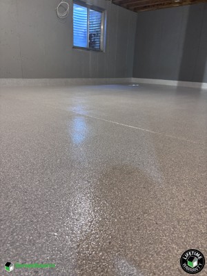 Residential Basement Epoxy Flooring in Loveland, Co