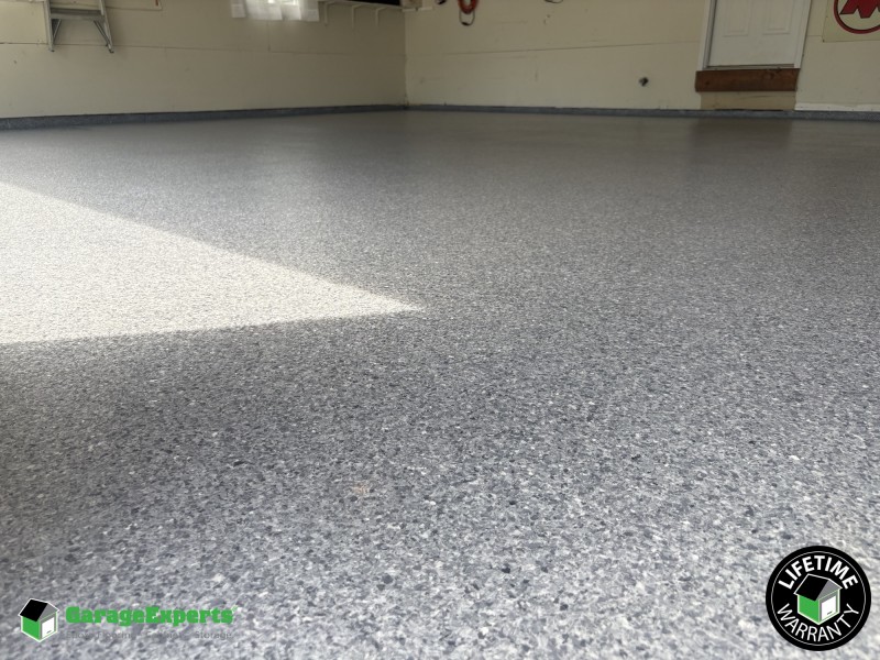 Residential Garage Epoxy Flooring in Athens, Il