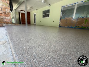 Residential Garage Epoxy Flooring in Rockledge, Fl