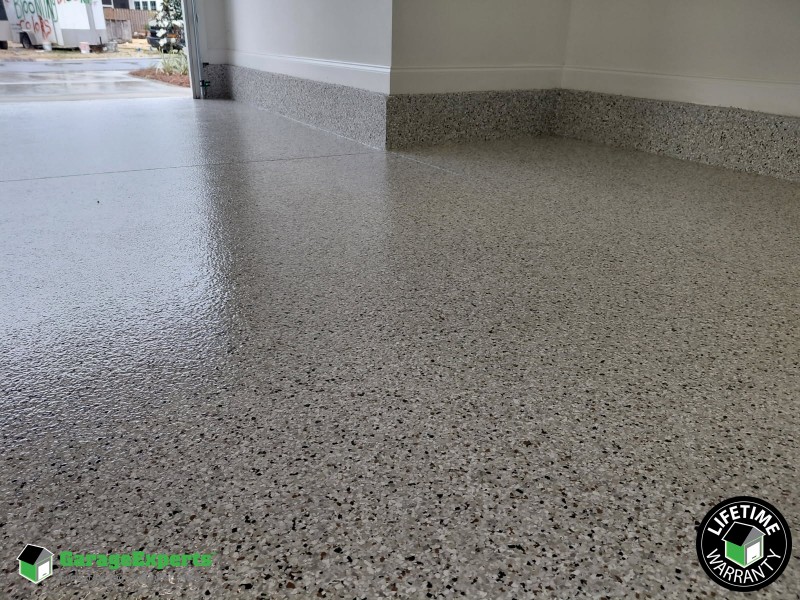 Residential Garage Epoxy Flooring in Watersound Origins Inlet Beach, Florida Image
