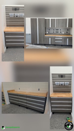 Residential Garage Cabinet Storage Solution in Huntingtown, Md