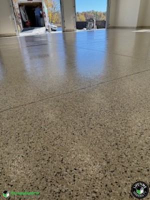Residential 2 Car Garage Epoxy Flooring in Clay, Il