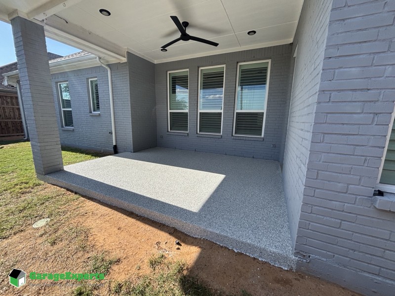Residential Patio Epoxy Flooring in Burleson, Tx