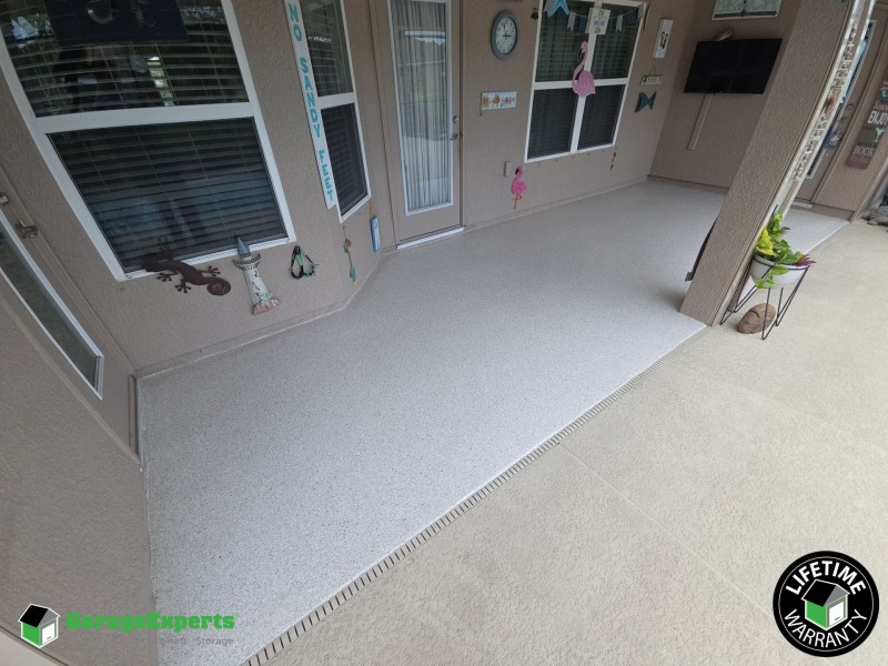 Residential Garage Epoxy Flooring in Palm Bay, Fl Image