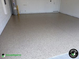 Residential Garage Epoxy Flooring in Rockledge, Fl