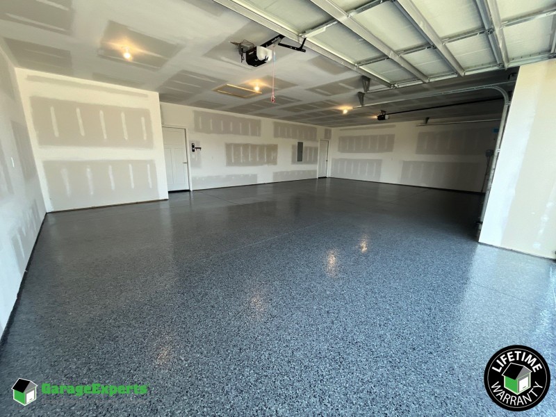Residential Garage Epoxy Flooring in Wichita, Kansas Image