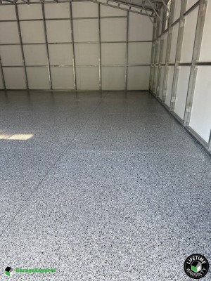 Residential Garage Epoxy Flooring in Virginia Beach, Virginia