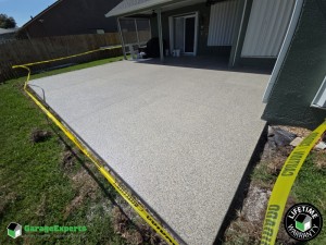 Residential Garage Epoxy Flooring in Rockledge, Fl