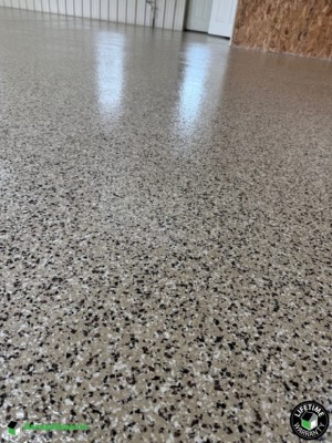 Residential 2 Car Garage Epoxy Flooring in Evansville, In