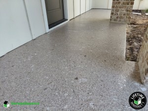 Residential Front Porch Epoxy Flooring in Freeport, Florida
