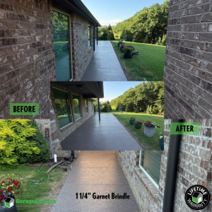 Residential Patio Epoxy Flooring in Sperry, Ok