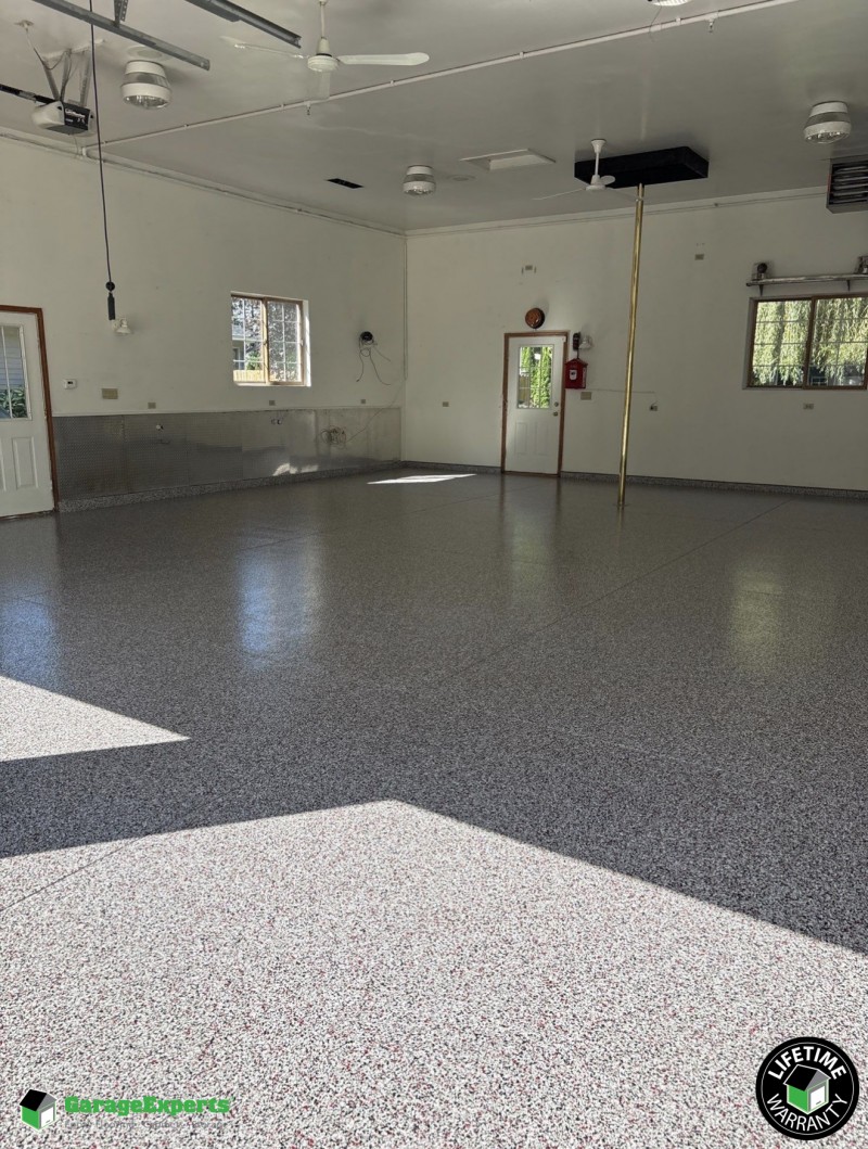 Residential Fire Station Museum Epoxy Flooring in Sandwich, Il