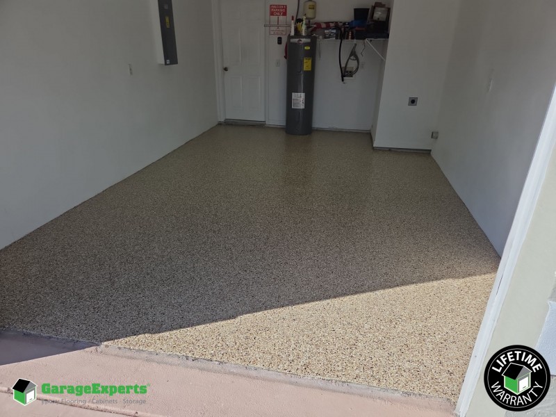Residential Garage Epoxy Flooring in Palm Bay, Fl Image