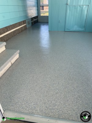 Residential Lanai Epoxy Flooring in Ellington, Fl