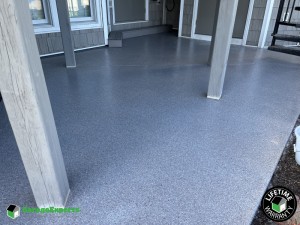 Residential Patio Epoxy Flooring in Union Hall, Virginia