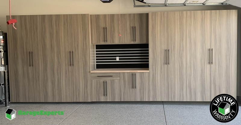 Residential Garage Cabinet Storage Solution in Clovis, Ca