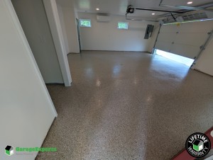 Residential Garage Epoxy Flooring in Blacksburg, Virginia