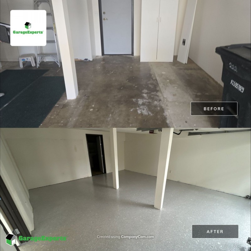 Residential Garage Epoxy Flooring in Newport Beach, California