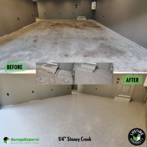 Residential Garage Epoxy Flooring in Broken Arrow, Ok