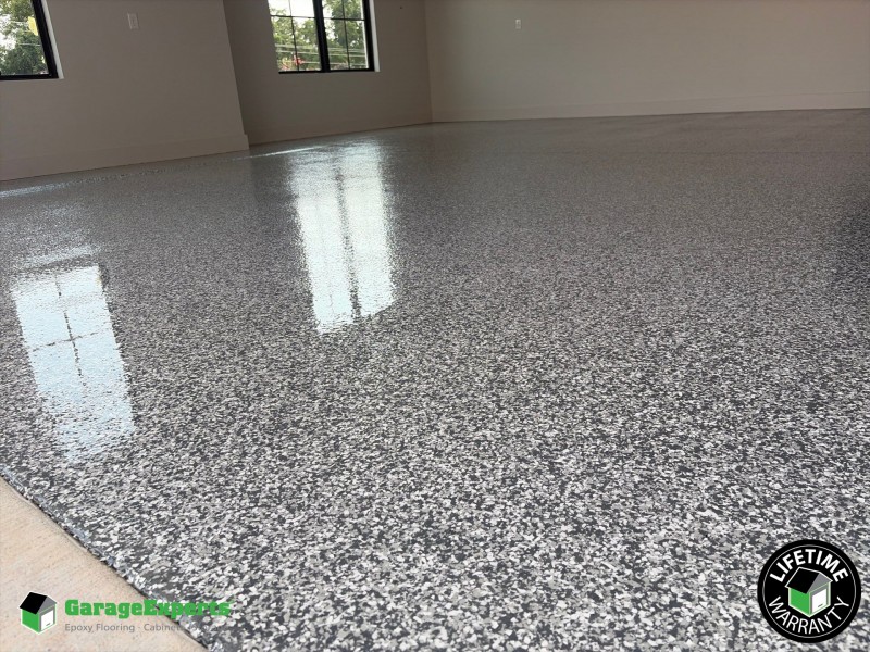 Residential Garage Epoxy Flooring in Fayetteville, Ar