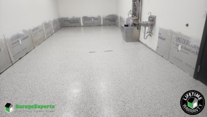 Commercial Warehouse Rear Area Epoxy Flooring in Dunn Loring, Va