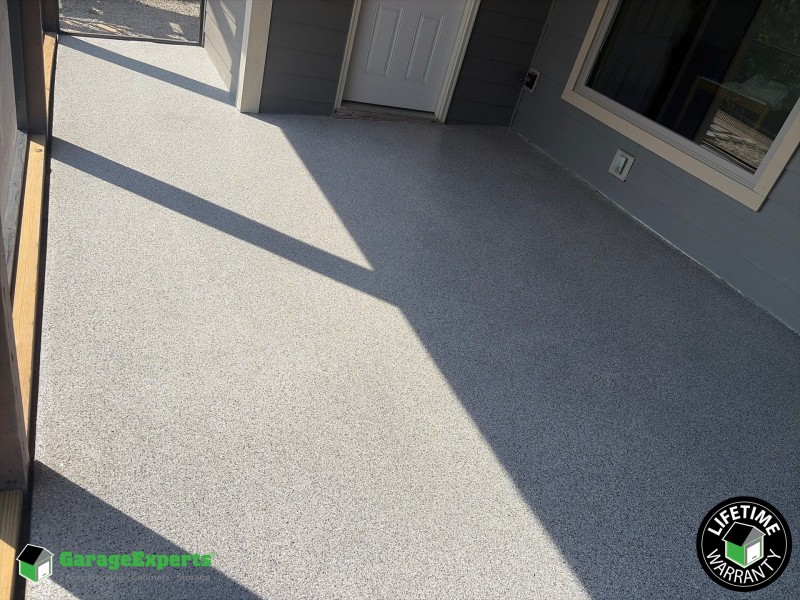 Residential Patio Epoxy Flooring in Rogers, Ar