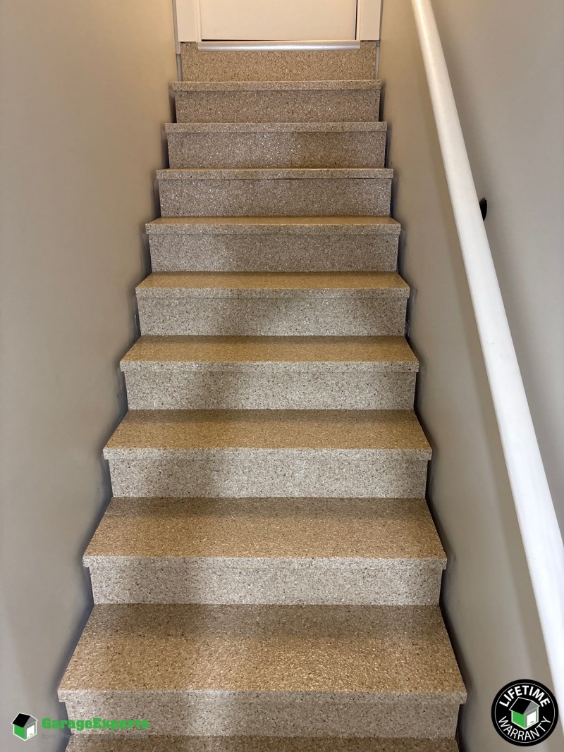 Residential Basement Epoxy Flooring in Elburn, Il