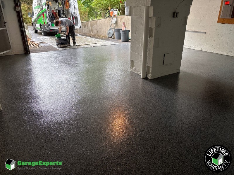 Residential Garage Epoxy Flooring in Montclair, New Jersey