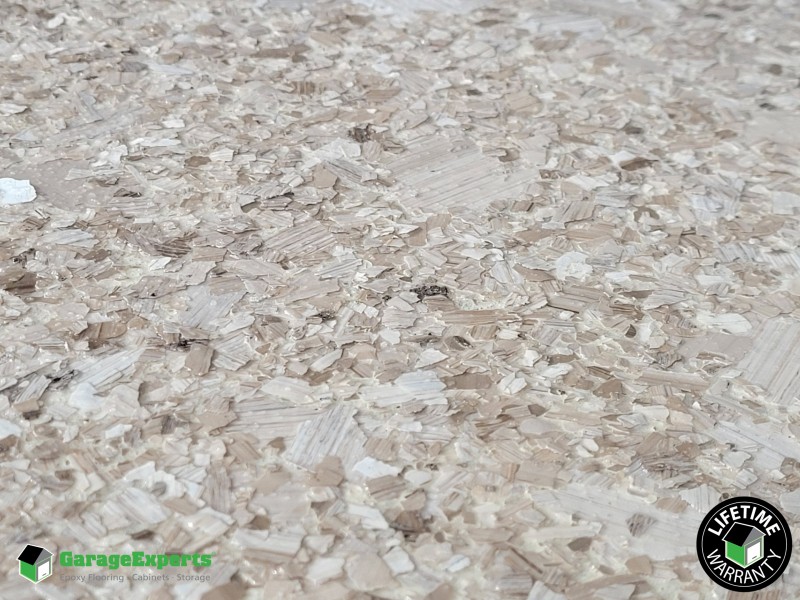 Residential Back Patio Epoxy Flooring in Freeport, Florida