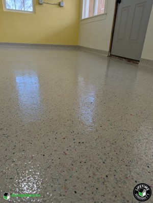 Residential Ice Cream Shop Epoxy Flooring in New Castle, Virginia
