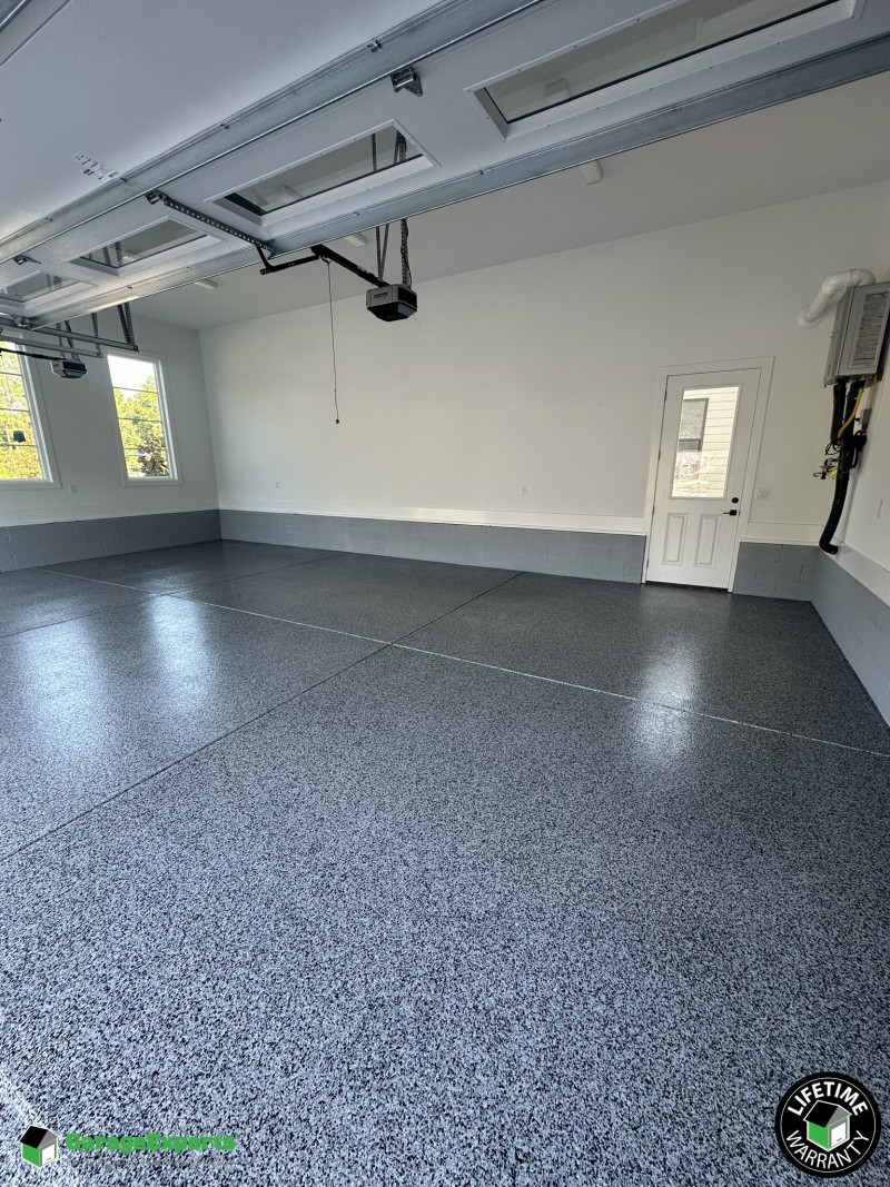 Residential Garage Epoxy Flooring in Holly Springs, North Carolina Image
