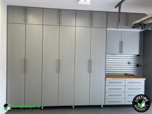 Residential Garage Epoxy Flooring and Cabinet Storage Solution in Fort Lauderdale, Fl