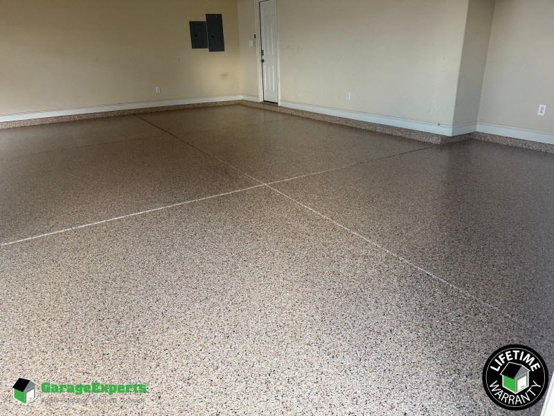 Residential Garage Epoxy Flooring in Madison, Al