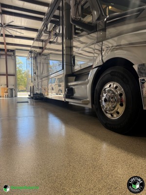 Residential Workshop Epoxy Flooring in Denham Springs, La