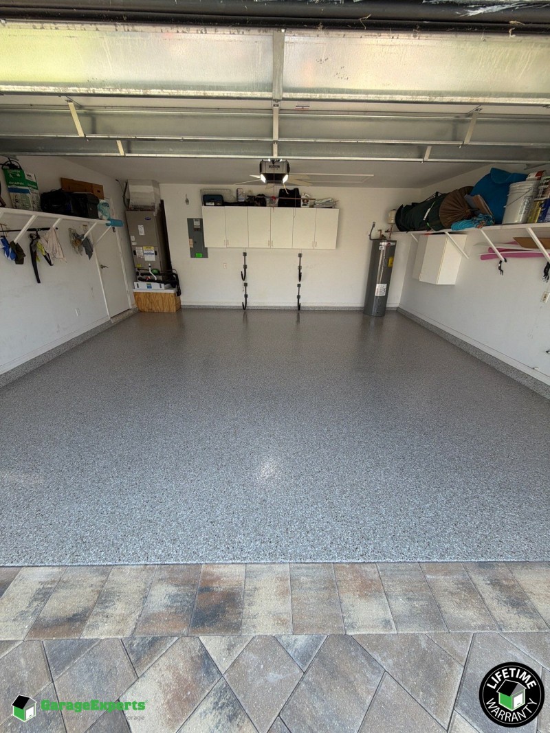 Residential Garage Epoxy Flooring in Melbourne Beach, Fl