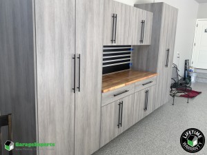 Residential Garage Cabinet Storage Solution in East Peoria, Il