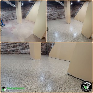 Residential Basement Epoxy Flooring in Richmond, Va