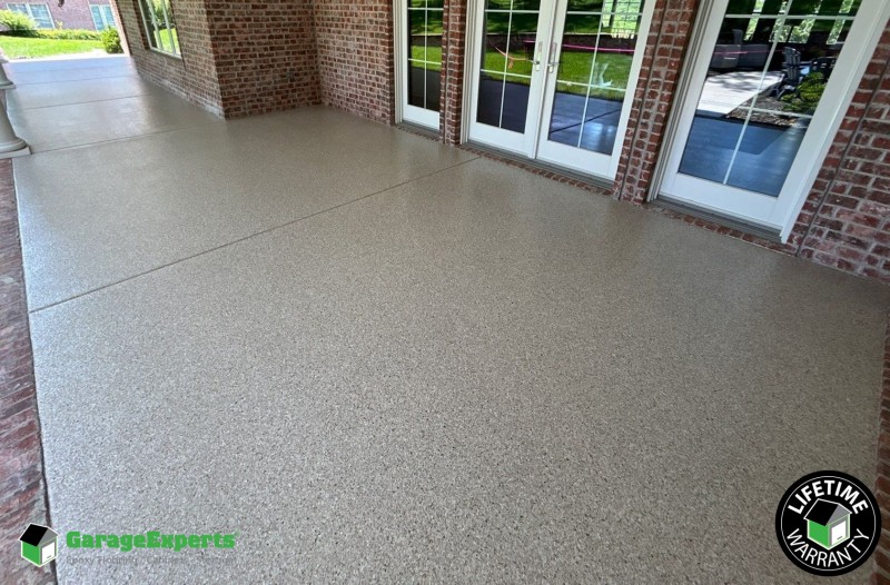 Residential Porch Epoxy Flooring in Springfield, Mo