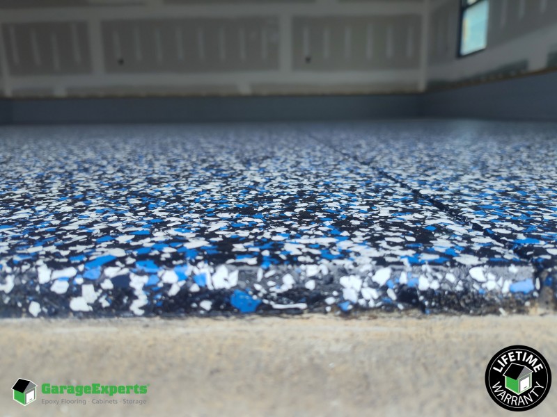 Residential Garage Epoxy Flooring in Locust Hill, Virginia