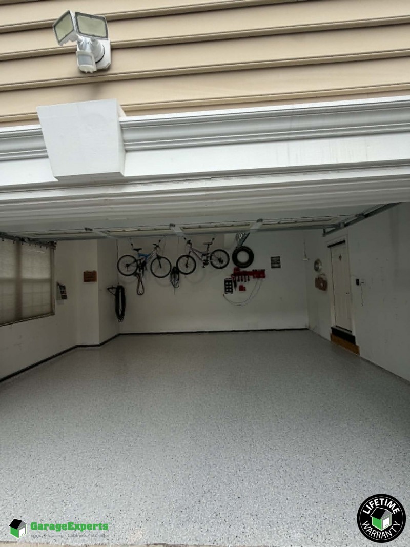 Residential Garage Epoxy Flooring in Port Republic, Md