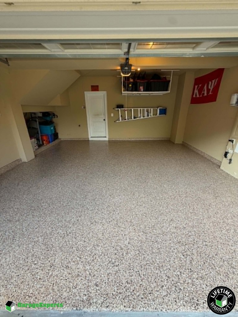 Residential Garage Epoxy Flooring in Bowie, Md