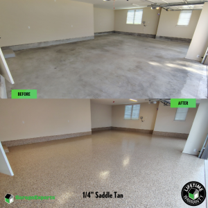 Residential Garage Epoxy Flooring in Claremore, Ok