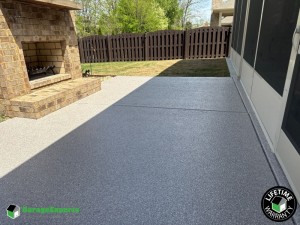 Residential Patio Epoxy Flooring in Madison, Al