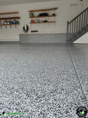 Residential Garage Epoxy Flooring in Virginia Beach, Virginia